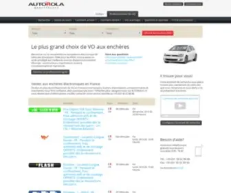 Autorola.fr(Vente de véhicules d'occasion pour les pros) Screenshot