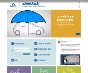 Autoroutes.fr(Association des sociétés françaises dautoroute) Screenshot