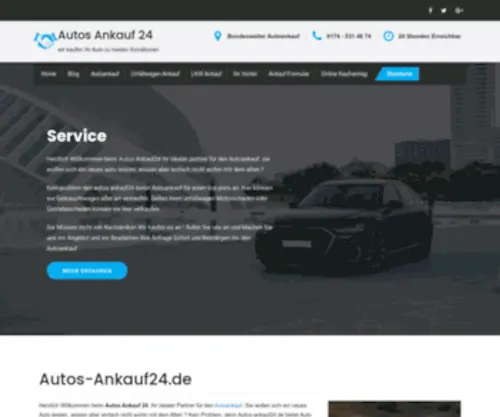 Autos-Ankauf24.de(AUOANKAUF Wir Kaufen ihr Auto) Screenshot