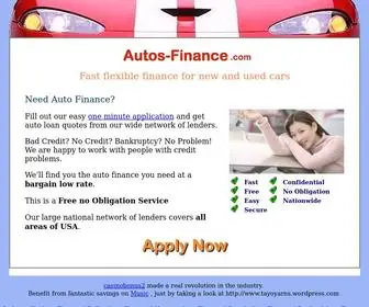 Autos-Finance.com(Auto Finance) Screenshot