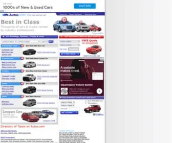 Autos.com(The best autos ranking site to help you find your perfect car) Screenshot