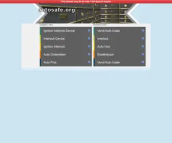 Autosafe.org(autosafe) Screenshot