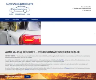 Autosalesredcliffe.com.au(Auto Sales Redcliffe) Screenshot