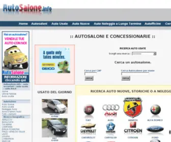 Autosalone.info(Ti aiuta a scegliere auto nuove ed usate) Screenshot