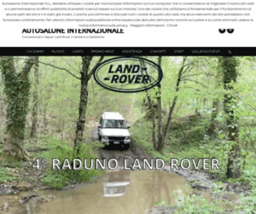Autosaloneinternazionale.com(Concessionario Jaguar Land Rover a Varese e a Castellanza) Screenshot