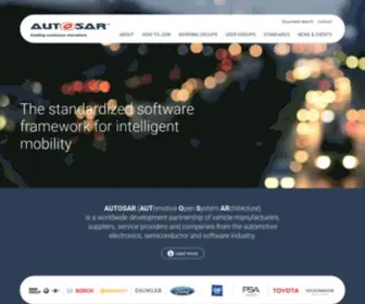 Autosar.org(Enabling Innovation) Screenshot