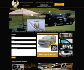 Autosblindadosmonterrey.com.mx(SPS Armor Autos blindados Monterrey) Screenshot