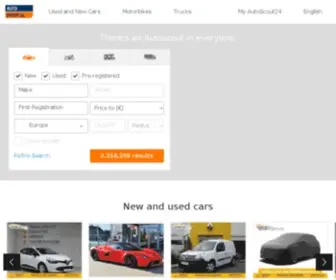 Autoscout24.eu(European Marketplace for Used Cars and New Cars) Screenshot