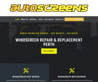 Autoscreens.com.au(Windscreen Replacement Perth) Screenshot