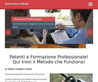 Autoscuolalamotta.it(Dal 2013 formiamo Insegnanti e Istruttori di Scuola Guida) Screenshot