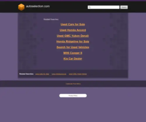 Autoselection.com(Autoselection) Screenshot