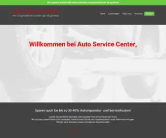 Autoservicecenter.at(Auto Service Center Wien) Screenshot