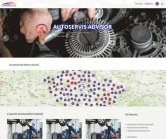 Autoservisadvisor.cz(Vyhledávač) Screenshot