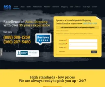 Autoshippinggroup.com(Auto Shipping Group) Screenshot