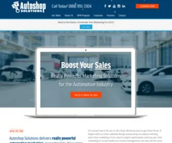 Autoshopsolutions.com(Autoshop Solutions) Screenshot