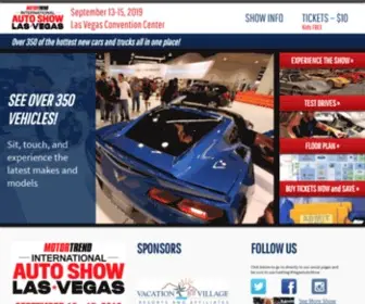 Autoshowlv.com(2019 Model Year Las Vegas International Auto Show) Screenshot