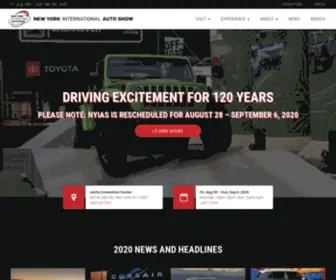 Autoshowny.com(New York International Auto Show) Screenshot