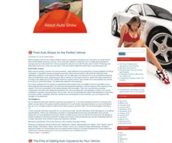 Autoshowtime.com(About Auto Show) Screenshot