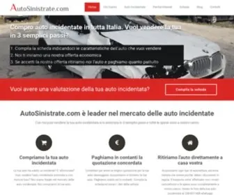 Autosinistrate.com(Auto incidentate) Screenshot