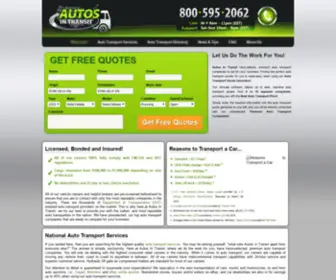 Autosintransit.com(Reliable Auto Transport Companies & Quotes) Screenshot