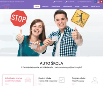 Autoskola-Adia.com(Auto škola Adia) Screenshot