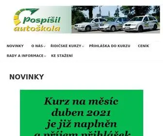 Autoskola-Pospisil.cz(Autoškola) Screenshot