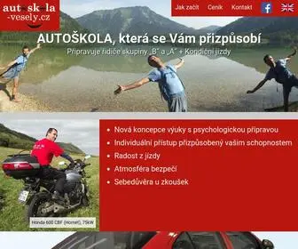 Autoskola-Vesely.cz(Autoškola Ostrava) Screenshot