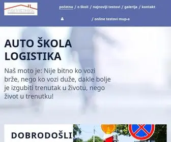 Autoskolalogistika.net(Auto škola Logistika) Screenshot