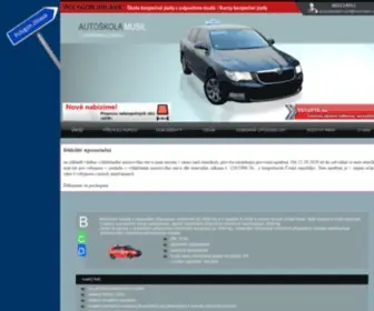 Autoskolamusil.cz(Autoškola) Screenshot