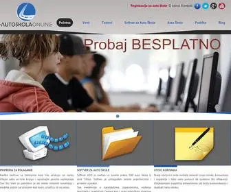 Autoskolaonline.rs(Auto Skola OnLine) Screenshot