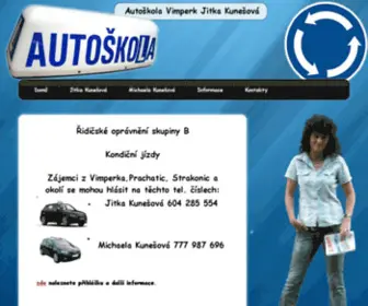 Autoskolavimperk.cz(Autoškola) Screenshot