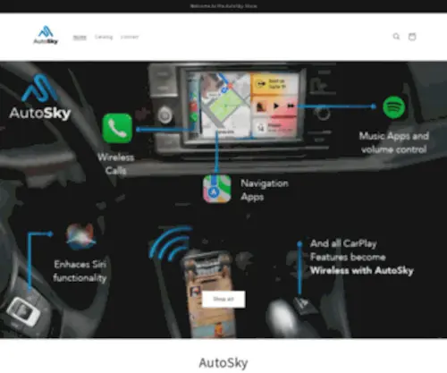 Autoskyus.com(AutoSky Online Store) Screenshot