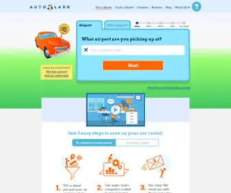 Autoslash.com(Cheap car rentals) Screenshot