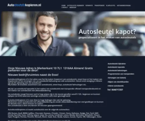 Autosleutelskopieren.nl(Autosleutels kopieren) Screenshot