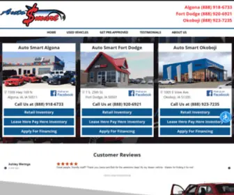 Autosmartcars.com(AutoSmart Iowa) Screenshot