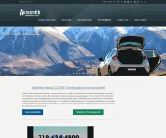 Autosmith.net(Auto Repair Colorado Springs) Screenshot