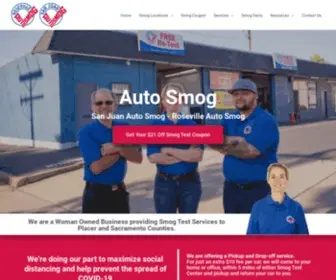 Autosmog.com($21 Off Smog Test Coupon) Screenshot
