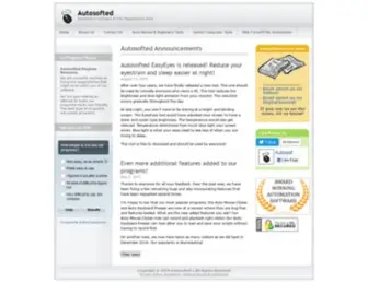 Autosofted.com(Automation Software & File Organization Tools) Screenshot