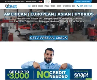 Autosolutionsorlando.com(Auto Repair Orlando FL) Screenshot