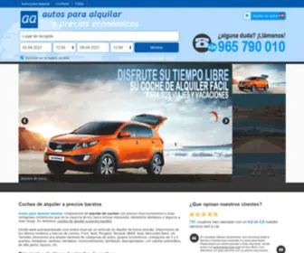 Autosparalquilar.com(Alquiler de coches baratos) Screenshot