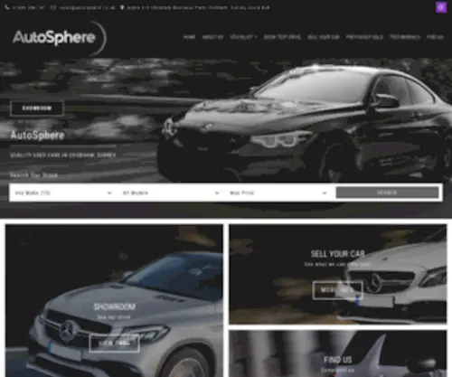 Autosphere.co.uk(Used Cars Chobham) Screenshot