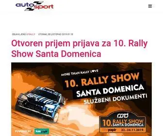 Autosport.hr(Hrvatski automoto sportski portal) Screenshot