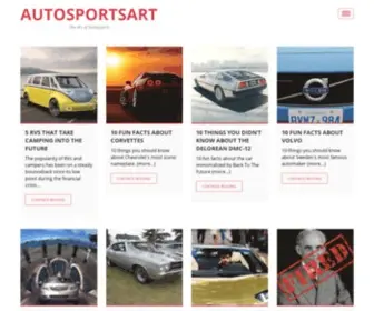 Autosportsart.com(AutoSports Art) Screenshot