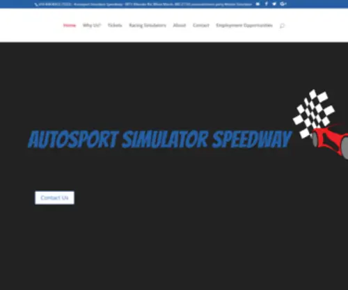 Autosportsimulatorspeedway.com(Autosport Simulator Speedway) Screenshot