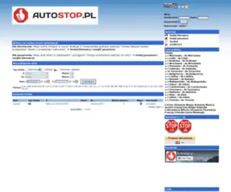 Autostop.pl(Wolne miejsca w aucie) Screenshot