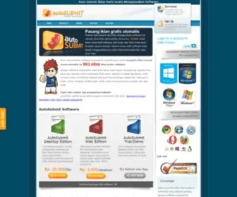 Autosubmit.web.id(Pasang iklan gratis secara massal menggunakan software) Screenshot