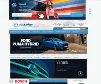 Autoszektor.hu(Fooldal) Screenshot