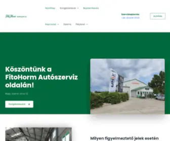 Autoszerviz-Fitohorm.hu(Autószerviz) Screenshot