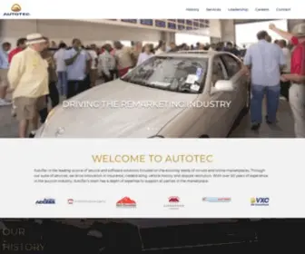Autotec.com(Driving the Remarketing Industry) Screenshot