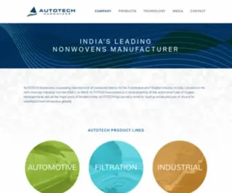 Autotechnonwovens.com(Autotech Nonwovens) Screenshot